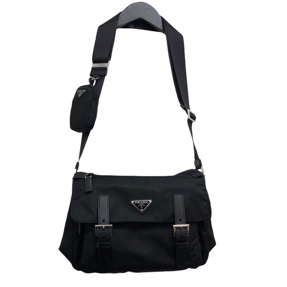 Prada Renulon Shoulder Bag Black - Picture 2 of 12